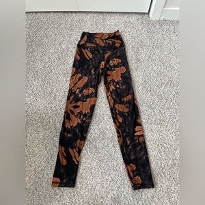 Aerie black and brown leggings worn once